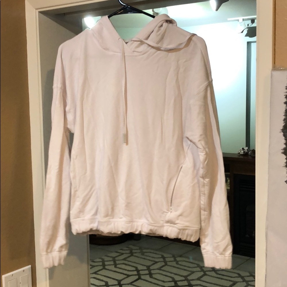 Lululemon white training hoodie